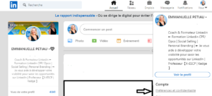 activer le mode anonyme sur LinkedIn