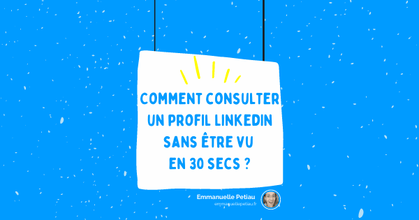 consulter un profil LinkedIn sans être vu