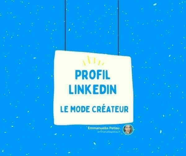 mode créateur LinkedIn