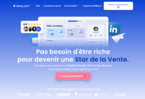 Waalaxy meilleur outil de prospection LinkedIn