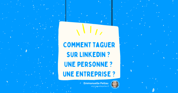 taguer sur linkedin