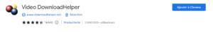 videodownload helper